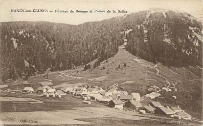 .CPA FRANCE 74 "Nancy sur Cluses, Hameau de Romme et Pointe de la Sallaz"