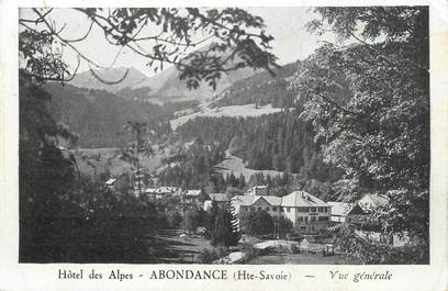 .CPA FRANCE 74 "Abondance,  Vue générale "