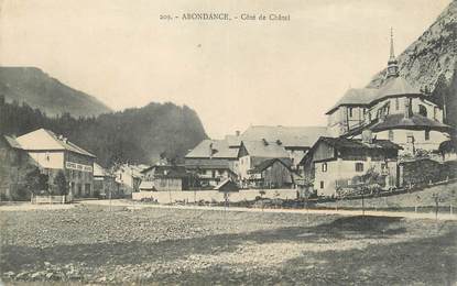 .CPA FRANCE 74 "Abondance, Côté de Chatel"