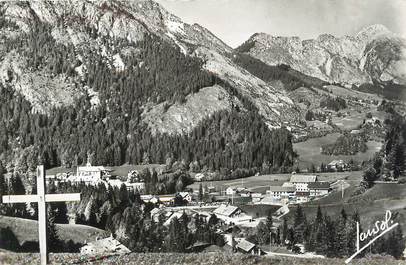 .CPSM  FRANCE 74 "Abondance, Vue générale et Mont Chauffé"