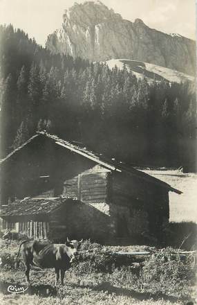 .CPSM  FRANCE 74 " La Chapelle d'Abondance, Châlet de Chevêne et le Mont des Cornettes"