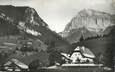 .CPSM  FRANCE 74 " La Chapelle d'Abondance, Le château et Mont des Cornettes"