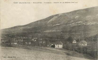 .CPA  FRANCE 74 " Cusy, Ballevaz, Panorama"