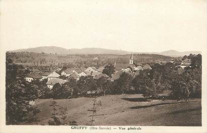 .CPA  FRANCE 74 " Gruffy, Vue  générale "