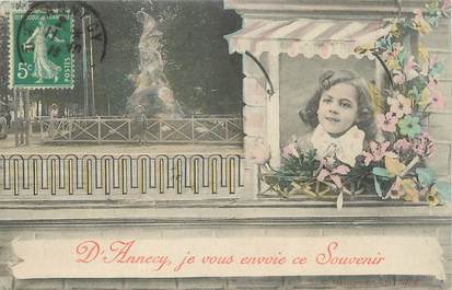 .CPA FRANCE 74 " Annecy, Souvenir d'Annecy "