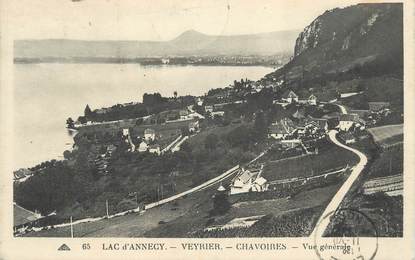 .CPA FRANCE 74 " Chavoires, Lac d'Annecy, Veyrier"