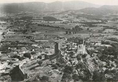 CPSM FRANCE 83 "Grimaud, vue aérienne du vieux chateau"