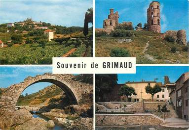 CPSM FRANCE 83 "Grimaud, souvenir"