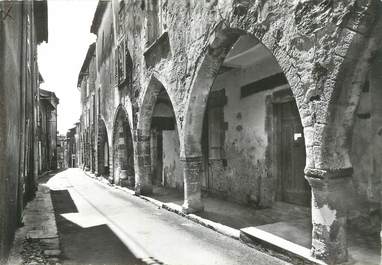 CPSM FRANCE 83 "Grimaud,  la rue des juifs et ses arcades" / JUDAICA