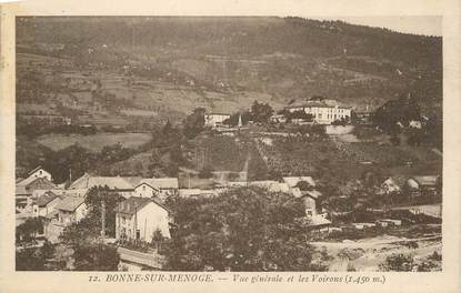 .CPA FRANCE 74 " Bonne sur Menoge, Vue générale et les Voirons "