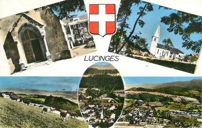 .CPSM FRANCE 74 " Lucinges, Vues"