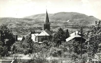 .CPSM FRANCE 74 " Lucinges, L'église et le Salève"