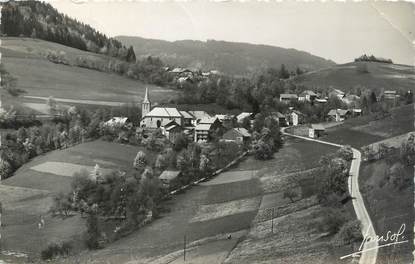 .CPSM  FRANCE 74 "  Bogève, Le Perret et la Tremplaz"