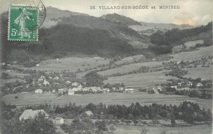 .CPA  FRANCE 74 "  Villard sur Boëge et Miribel   "