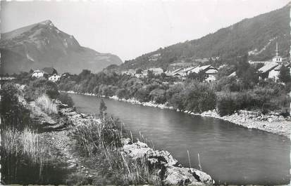 .CPSM  FRANCE 74 "  Marignier, Vue générale et Pointe d'Andey"