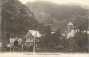 74 Haute Savoie .CPA  FRANCE 74 "  Cluses, Le tunnel et quartier St Nicolas"