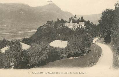 .CPA  FRANCE 74 "  Châtillon sur Cluses, Vallée de l'Arve"