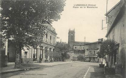 .CPA FRANCE 69 "  L'Arbresle, Place de la Madeleine"