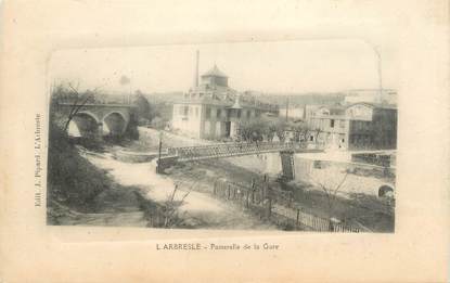 .CPA FRANCE 69 "  L'Arbresle, Passerelle de la Gare"