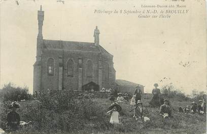 .CPA FRANCE 69 "  Notre Dame de Brouilly, Pélérinage du 08 septembre, goûter sur l'herbe"