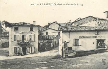 .CPA FRANCE 69 "  Le Breuil, Entrée du bourg"