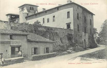 .CPA FRANCE 69 "  Le Breuil, Le vieux château"