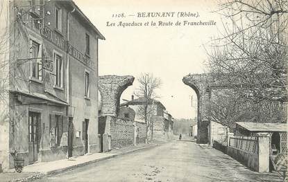 .CPA FRANCE 69 "  Beaunant, Les Acqueducs et la Route de Francheville"