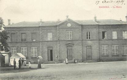 .CPA  FRANCE 69 "  Bagnols, La Mairie"