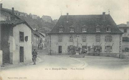 .CPA  FRANCE 69 "  Bourg de Thizy, Place Gonnard"