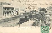 Egypte CPA EGYPTE "Suez, station de chemin de Fer" / TRAIN