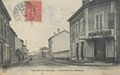 .CPA FRANCE 69 " Bron, Quartier des Brosses"