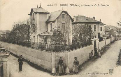 .CPA FRANCE 69 " Bron, Chemin de la Radue"