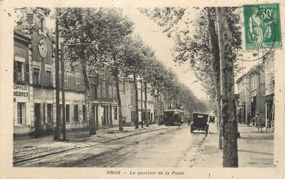 .CPA FRANCE 69 " Bron, Quartier de la Poste"