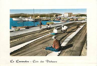   CPSM FRANCE 83 " Le  Lavandou,  le coin des pêcheurs"