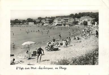   CPSM FRANCE 83 " Saint Cyr  les Lecques,  la plage"