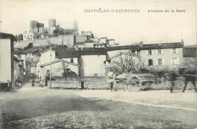 .CPA FRANCE 69 " Chatillon d'Azergues, Avenue de la Gare"