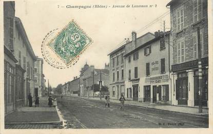 .CPA FRANCE 69 " Champagne, Avenue de Lanessan"