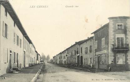 .CPA FRANCE 69 " Les Chères, Grande rue"