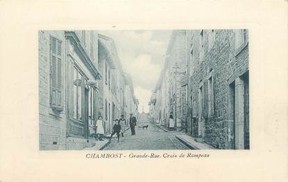 .CPA  FRANCE 69 " Chambost, Grande rue"