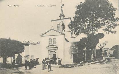 .CPA  FRANCE 69 " Charly, L'église"