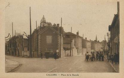 .CPA  FRANCE 69 " Caluire, Place de la Bascule"