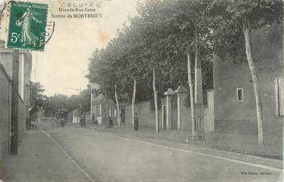 .CPA  FRANCE 69 " Caluire, Station de Montessuy, Grande Rue Coste"