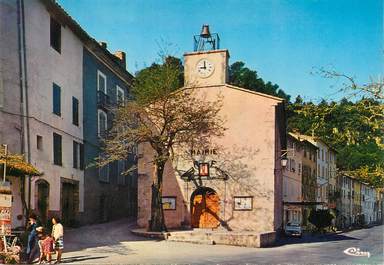   CPSM FRANCE 83 " Entrecasteaux, place de la mairie""