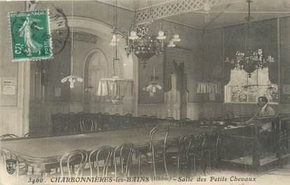  .CPA FRANCE 69 "Charbonnières les Bains, Salle des Petits Chevaux" / CASINO