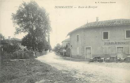  .CPA FRANCE 69 "Dommartin, Route de Béréziat"