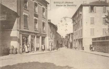 .CPA  FRANCE 69 " Ecully, Route de Dardilly"