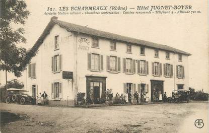 .CPA  FRANCE 69 " Les Echarmeaux,Hôtel Jugnet Boyer"
