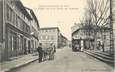 .CPA  FRANCE 69 " Francheville le Bas, La grande rue et la station des tramways" / TRAM