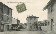 69 RhÔne .CPA  FRANCE 69 " La Giraudière, Place de la gare et Route de Courzieu "