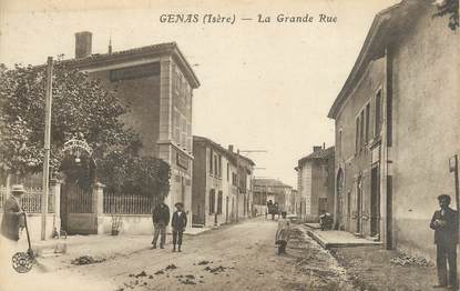 .CPA FRANCE 69 " Genas, La grande rue"